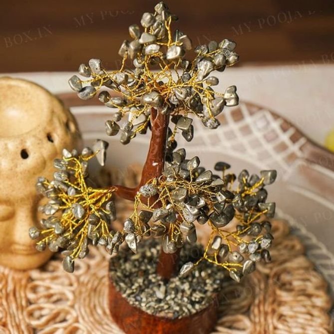 Raw Pyrite Tree
